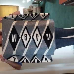 Moschino "cheap and chic" sweater Grey black & white wool.